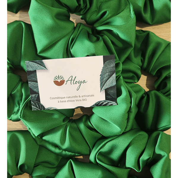Chouchou en satin de soie (Handmade)