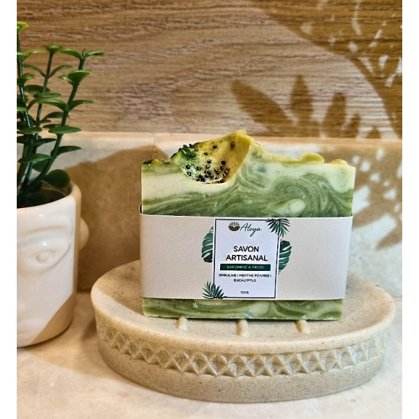 Savon à la spiruline